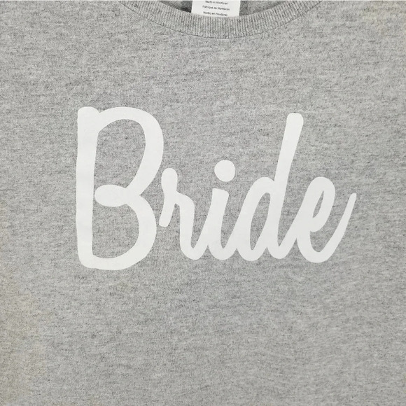 Minnie Mouse XL Heavy Cotton Short Sleeve Tee Bride Light Grey - Picture 4 of 7